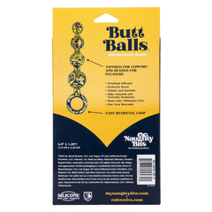 Naughty Bits Silicone Anal Beads – Butt Balls Booty Beads Toy