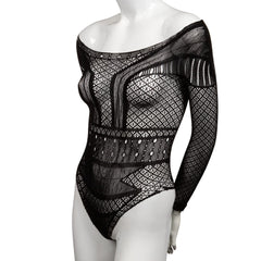 Scandal Plus-Size Off-Shoulder Bodysuit for Women