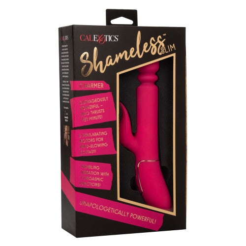 Shameless Slim Charmer - Sleek Vibrator with Powerful Pulsations for Targeted Pleasure