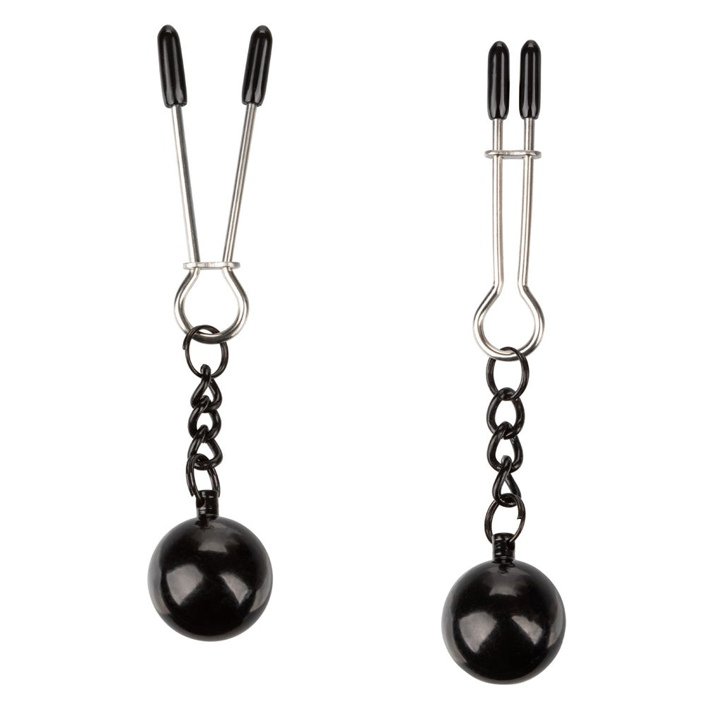 Weighted Nipple Clamps with Tweezer Grip – Nipple Grips for Precise BDSM Clamping