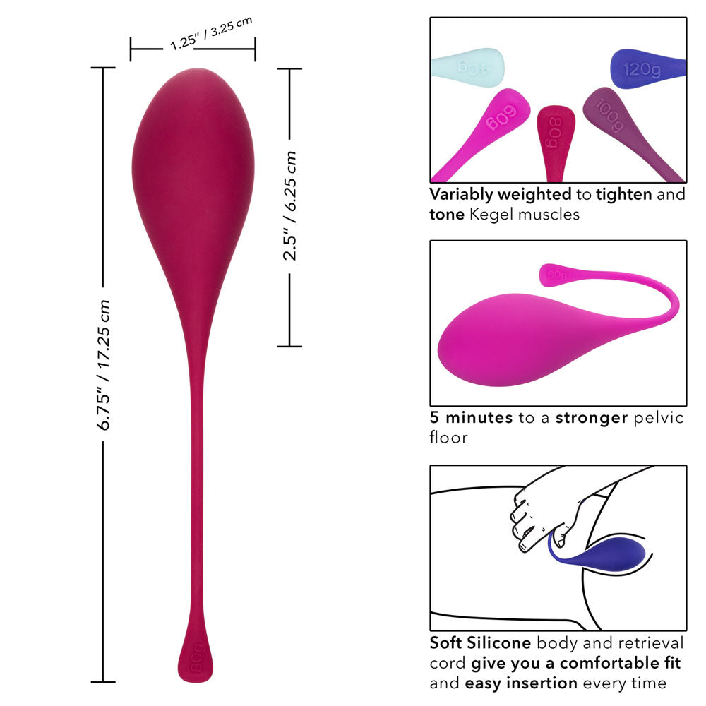 5-Piece Kegel Training Set for Pelvic Floor Exercises