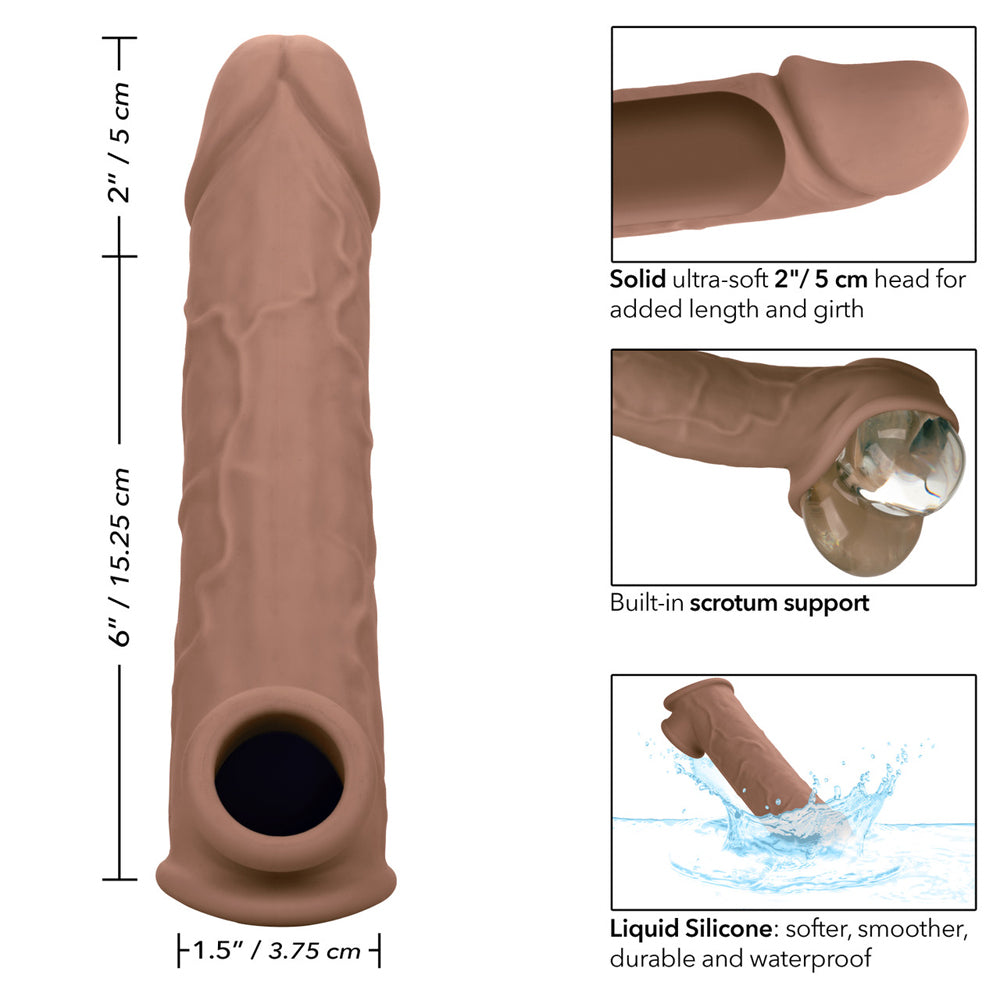 Performance Maxx Life-Like Extension 8" Brown