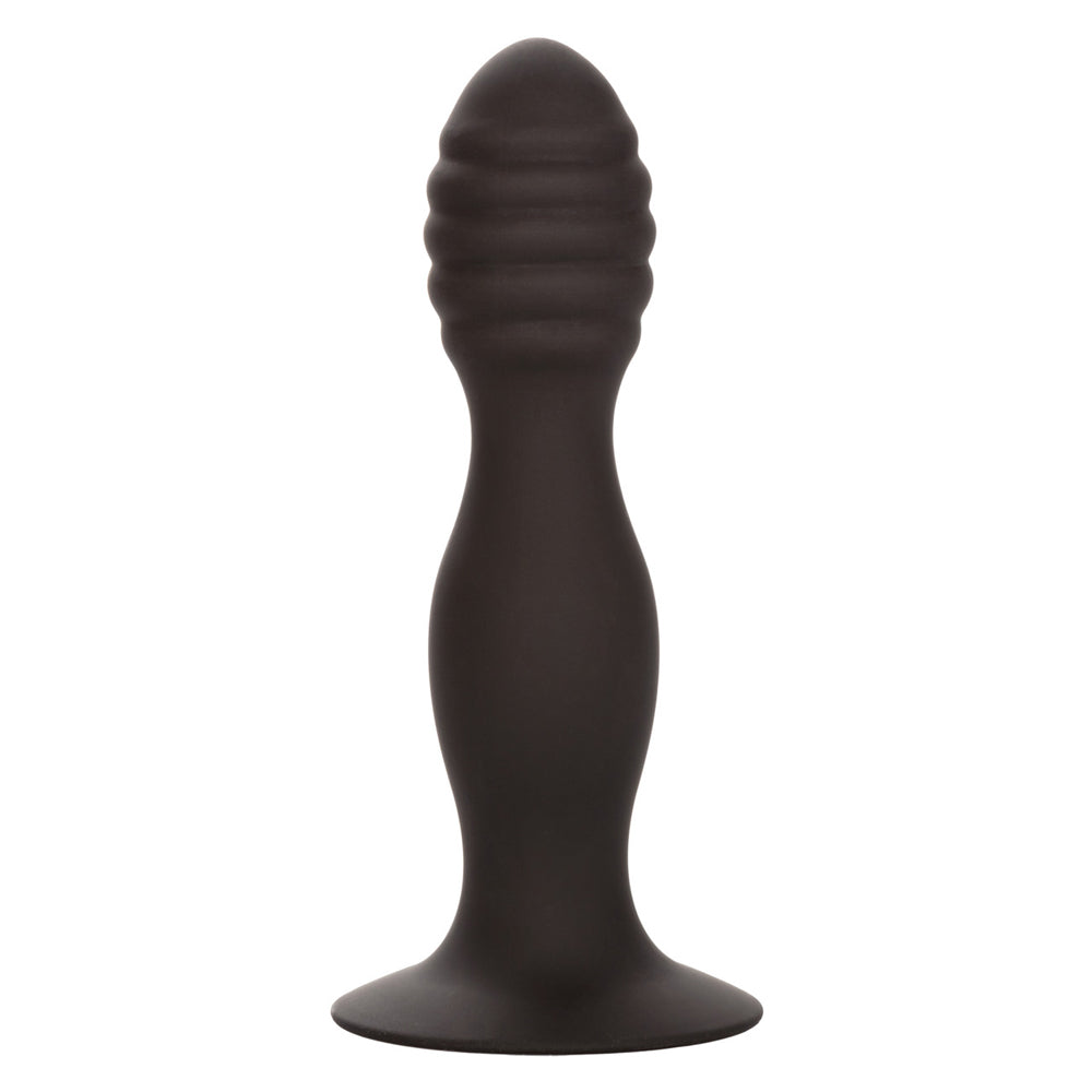 Silicone Ribbed Anal Plug – Premium Body-Safe Butt Plug for Anal Stimulation