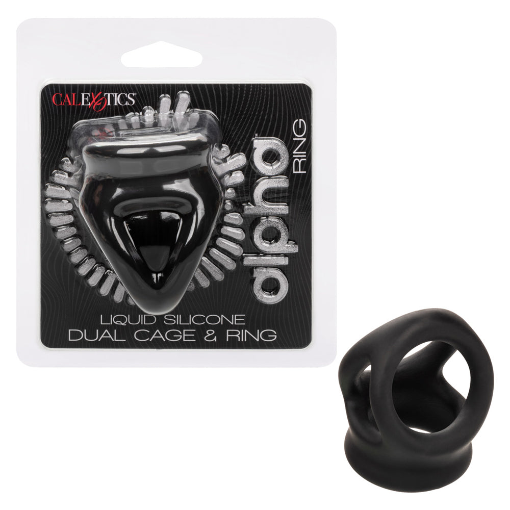Alpha Liquid Silicone Dual Cage and Ring β Flexible, Durable Silicone Accessory