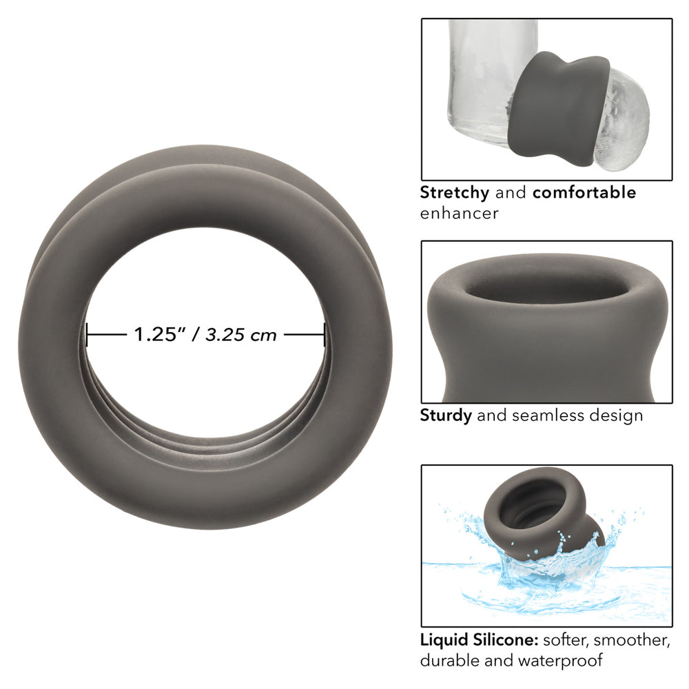 Alpha Liquid Silicone Scrotum Ring β Body-Safe, Hypoallergenic Silicone Ball Ring for Men