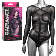 Radiance Plus-Size Women's Long-Sleeve Bodysuit