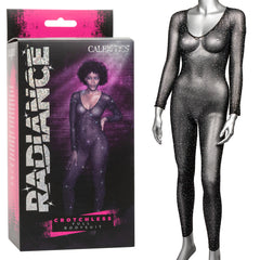 Radiance Crotchless Full-Body Bodysuit - Open-Crotch Lingerie for Women