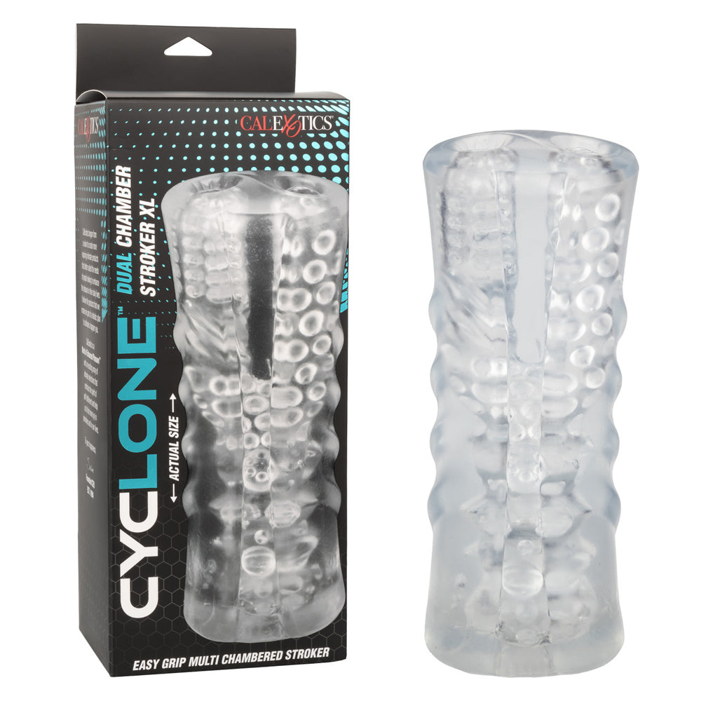 Cyclone Dual-Chamber Stroker XL - Male Masturbation Sleeve