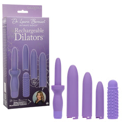 Dr. Laura Berman Rechargeable Dilators - 4-Piece Set with Locking Sizes and Sleeve