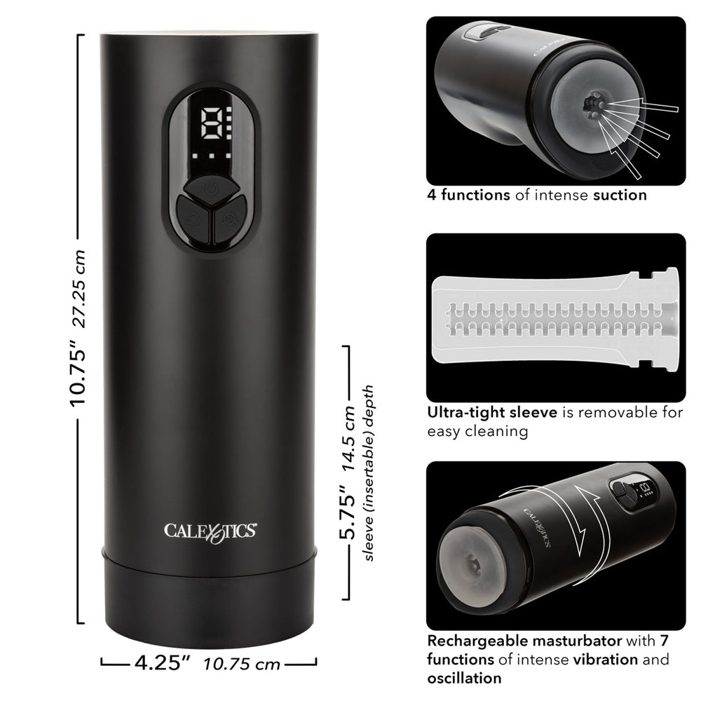 Bionic Vibro Stroker with Oscillation and Suction – Male Masturbator Toy for Enhanced Stimulation