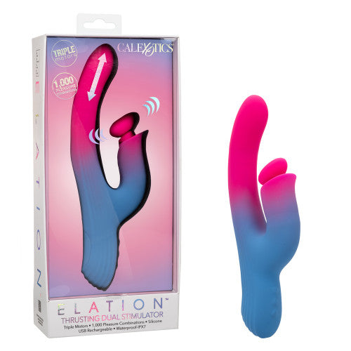 Elation Thrusting Dual Stimulator – Powerful Thrusting & Vibration for Intense Pleasure