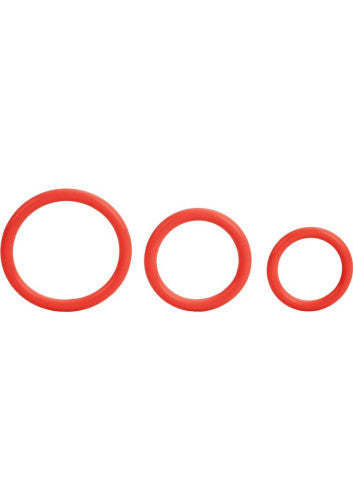 Tri Rings Power Cock Ring Set (3-Piece Set) – Unstoppable Strength
