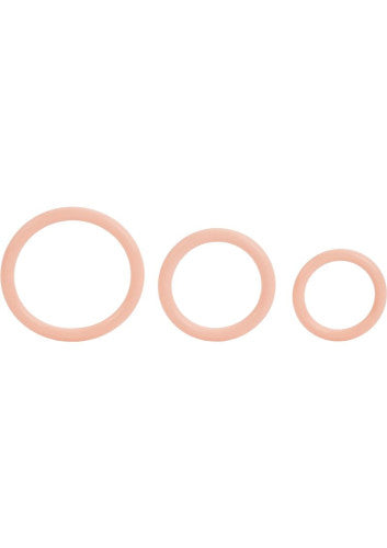Tri Rings Power Cock Ring Set (3-Piece Set) – Unstoppable Strength