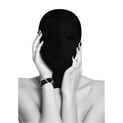 Ouch! Black & White Subjugation Mask Allows Just A Hint Of Light