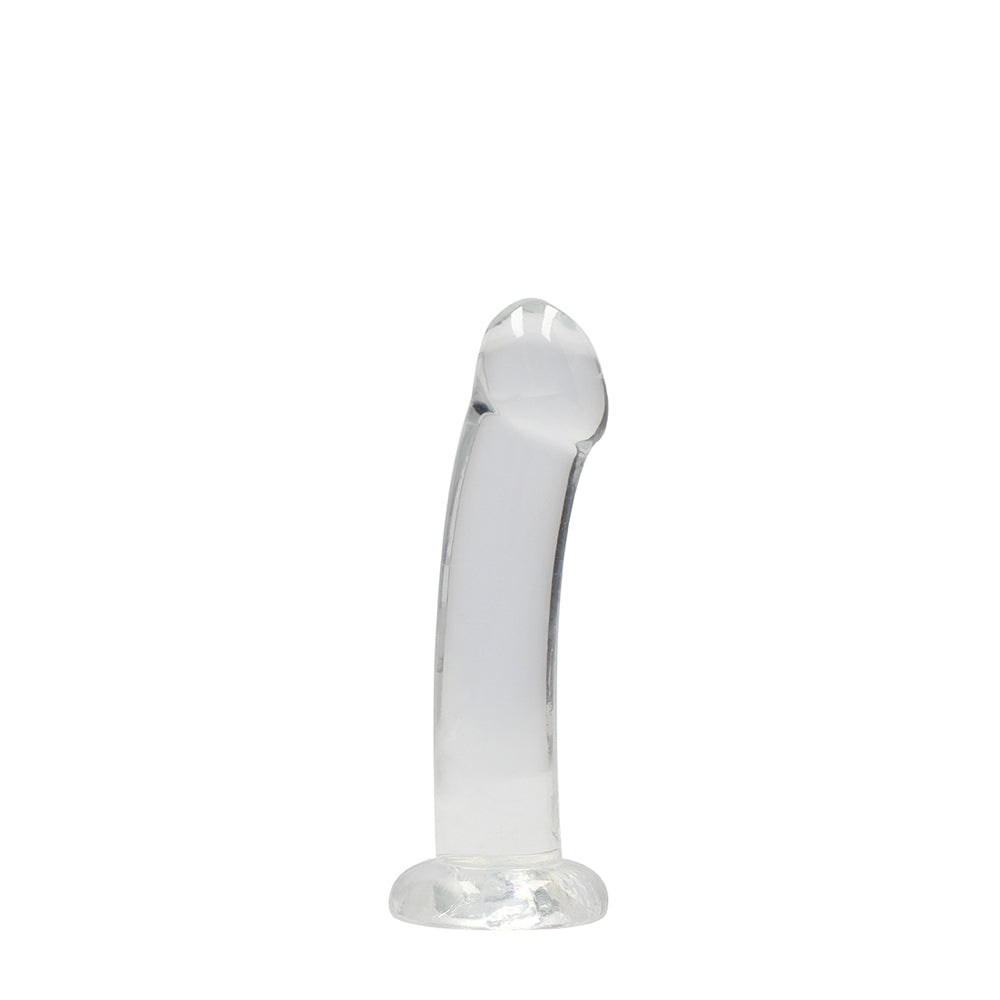 Non Realistic Dildo With Suction Cup 6.7" Transparent