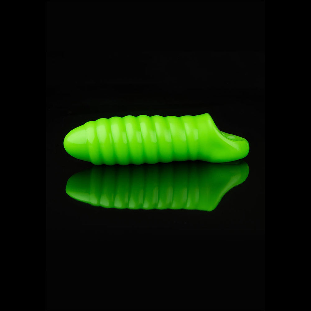 Ouch! Swirl Thick Stretchy Penis Sleeve Glow In The Dark