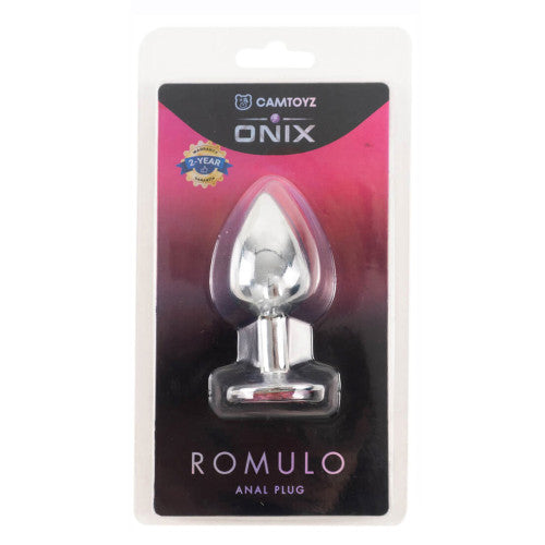 Onix Silver Romulo Anal Plug - Premium Metal Butt Plug for Intense Sensations