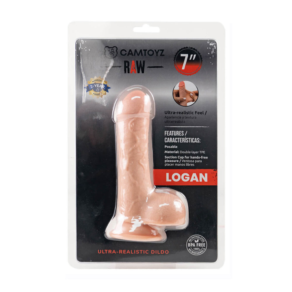 Logan 7-Inch Ultra Realistic Dildo – Realistic Sex Toy for Adults
