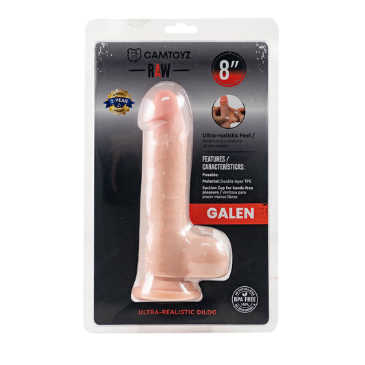 Galen Raw 8-Inch Ultra-Realistic Dildo - Realistic Sex Toy