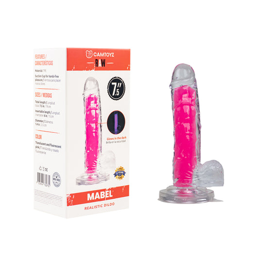 Raw Mabel 7.5-Inch Realistic Dildo - Lifelike Sex Toy