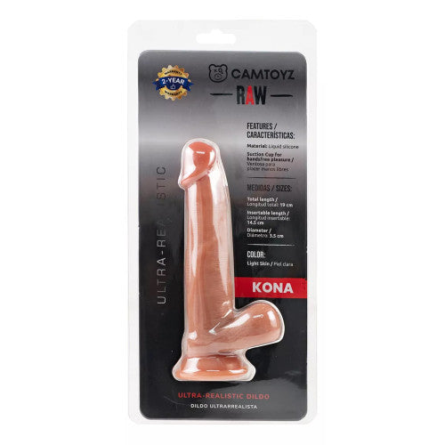 Raw Kona 5.5" Ultra Realistic Dildo – Lifelike Texture for Authentic Pleasure