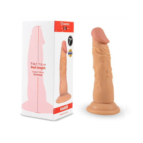 Raw Raider 7" Realistic Dildo – Lifelike Silicone for Enhanced Pleasure