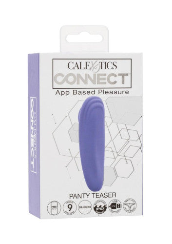 CalExotics Connect Panty Teaser Rechargeable Silicone App Compatible Panty Vibrator with Remote Control
