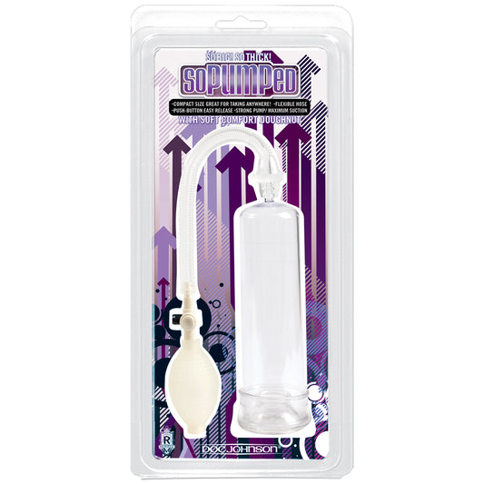 So Pumped Penis Pump – Clear Vacuum Erection Device, No Sleeve