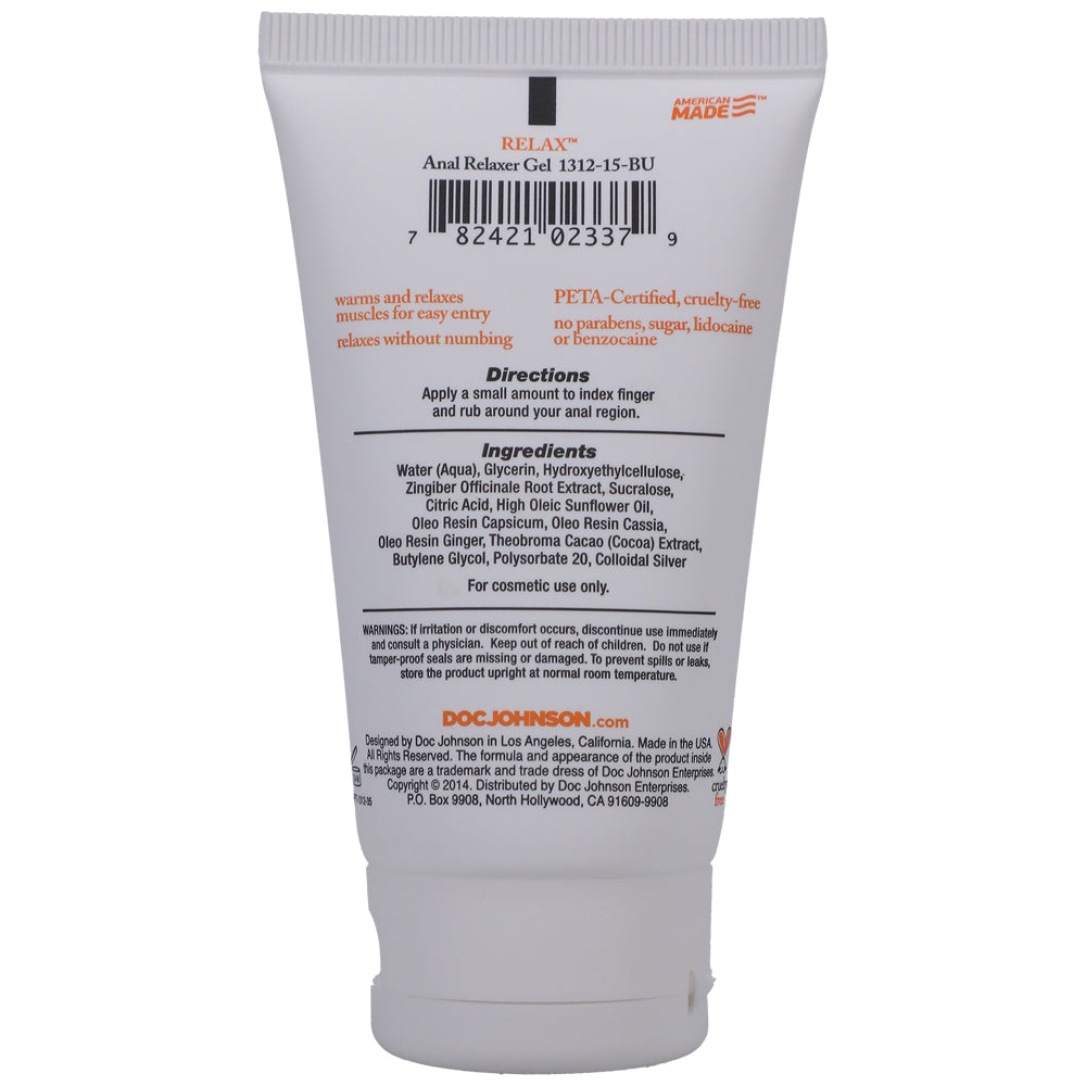 Relax - Anal Relaxer For Everyone 2 oz.