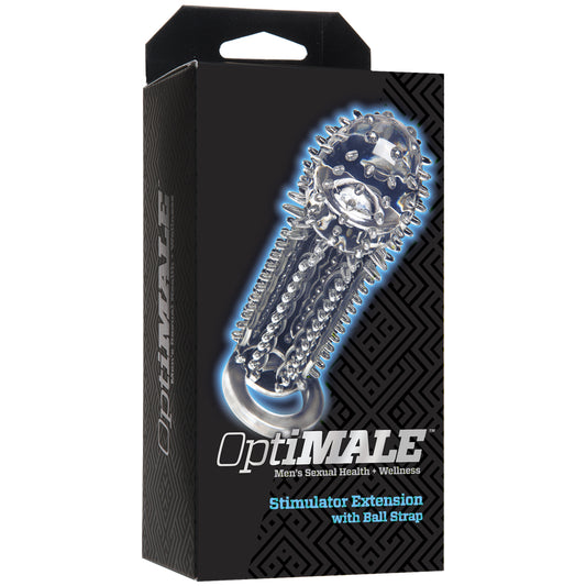 Optimale Stimulator Extension – Clear Attachment for Personal Massager
