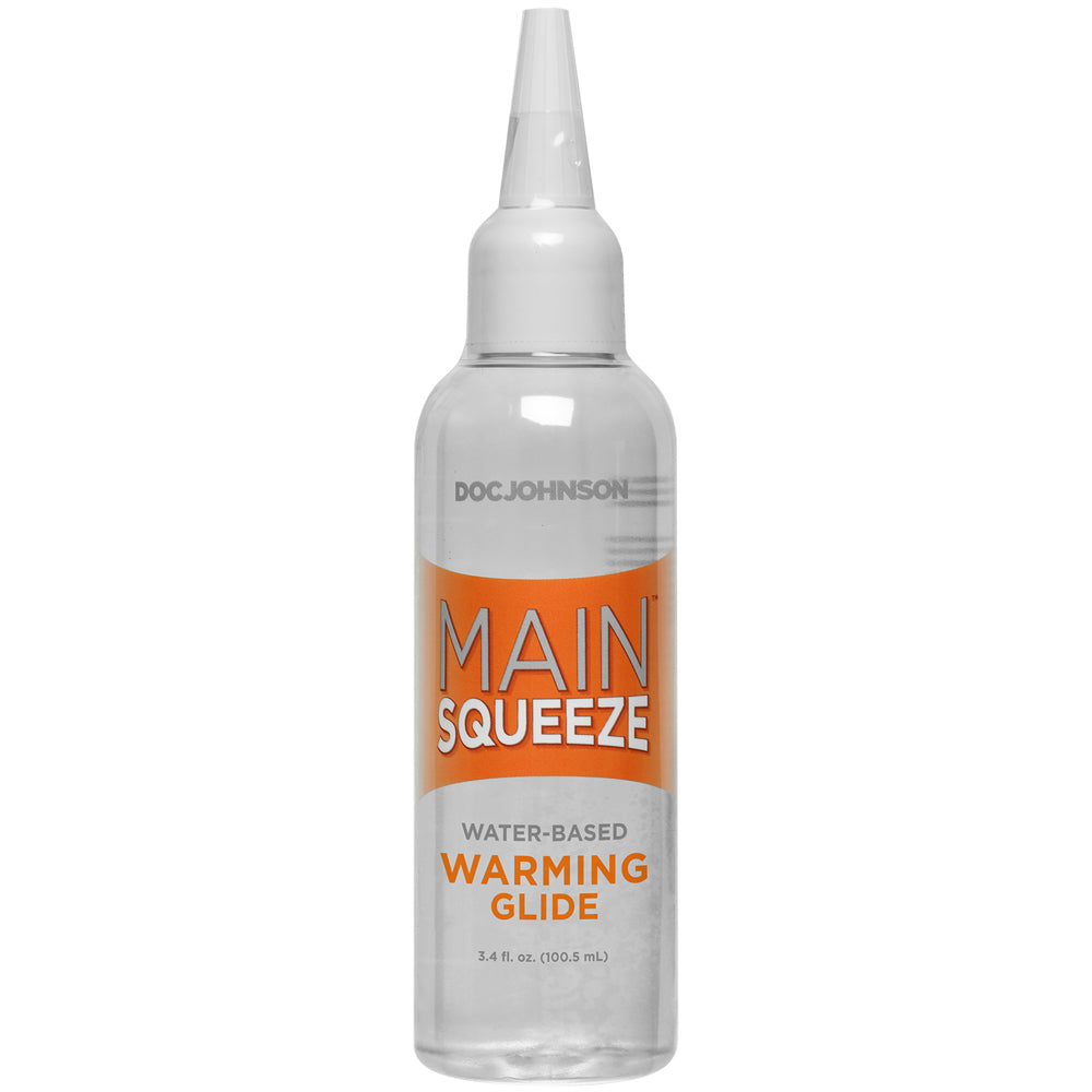 Main Squeeze Warming Water-Based Lubricant 3.4 oz.