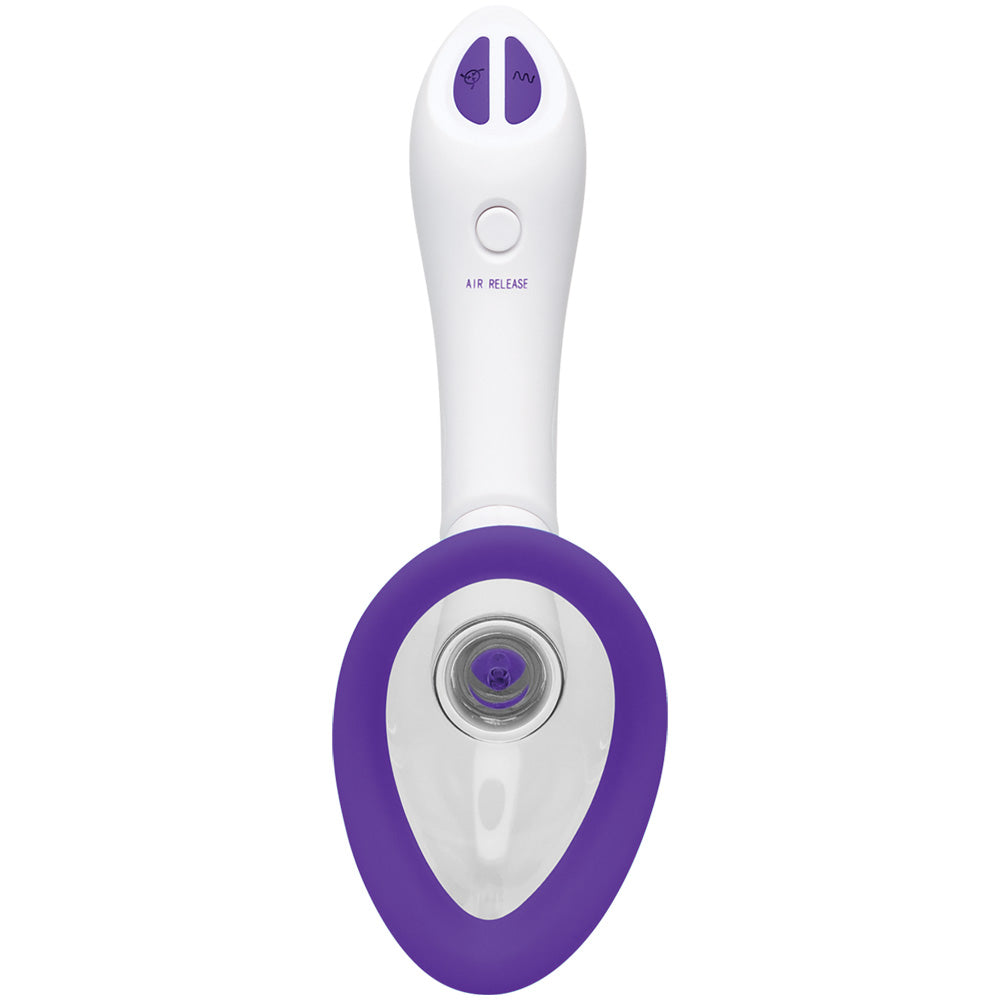 Bloom Intimate Body Pump – Automatic Vibrating, Rechargeable, Purple and White
