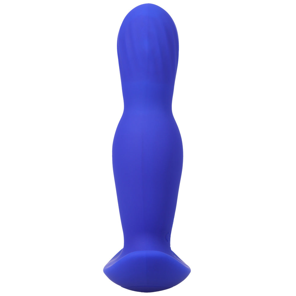 A-Play Expander Rechargeable Silicone Anal Plug with Remote Control - Royal Blue