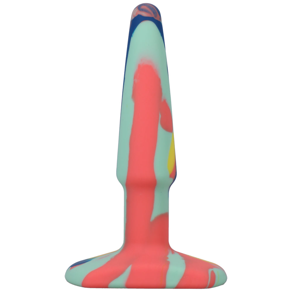 A-Play Groovy Silicone Anal Plug 4-Inch Sunrise