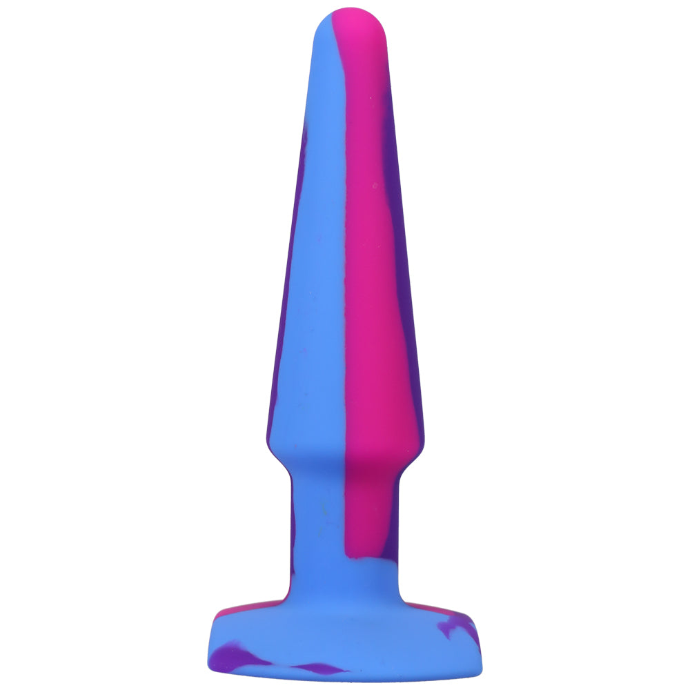 A-Play Groovy Silicone Anal Plug 5-Inch Berry
