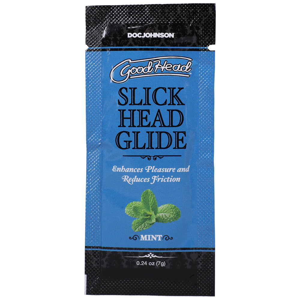Goodhead Slick Head Glide Mint Oral Lubricant - 0.24 oz per Packet, 48-Count