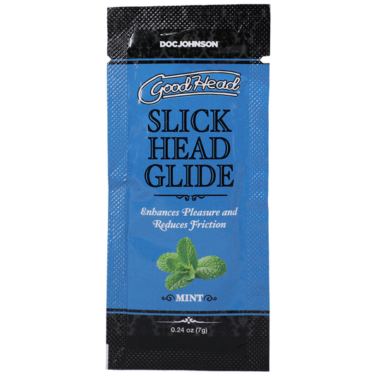 Goodhead Slick Head Glide Mint Oral Lubricant - 0.24 oz per Packet, 48-Count