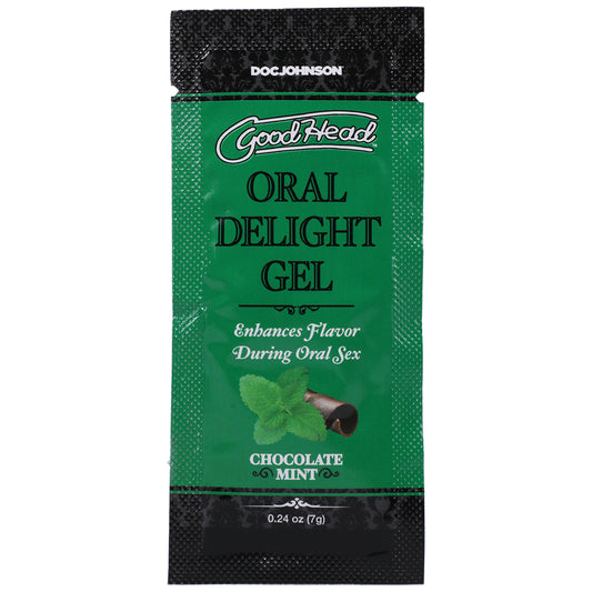Goodhead Oral Delight Gel – Chocolate Mint Flavor, 0.24 oz Per Piece, 48-Count