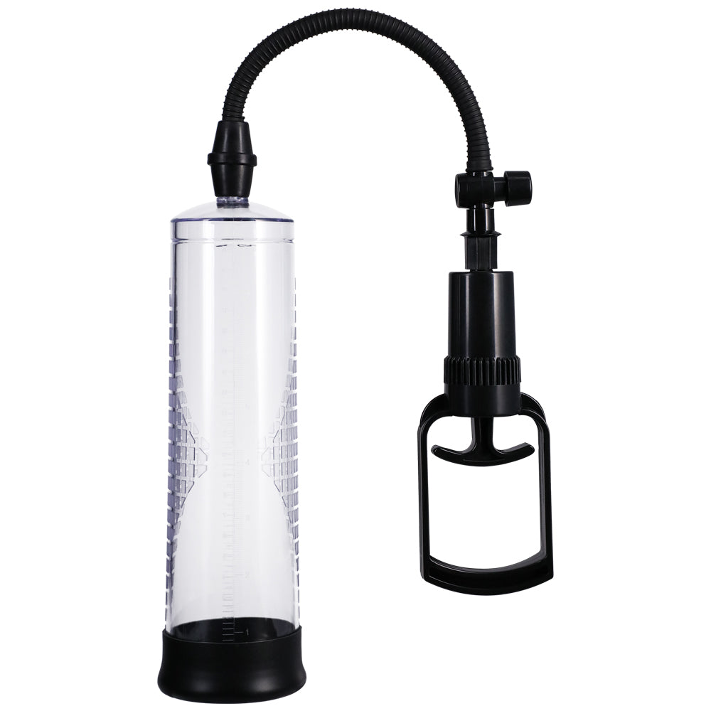 Rock Solid Beginner Penis Pump – Black/Clear Vacuum Pump for Men, Starter Kit