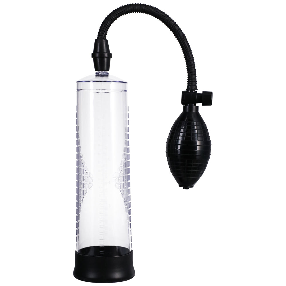 Rock Solid Classic Penis Pump - Black/Clear Vacuum Pump for Men