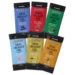 Goodhead Oral Delight Gel – 6 Pack (0.24 oz Each) – Personal Lubricant for Oral Sex