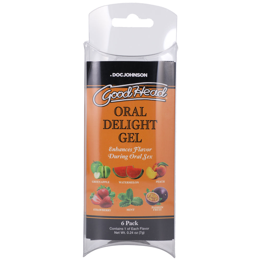 Goodhead Oral Delight Gel – 6-Pack, 0.24 oz Each