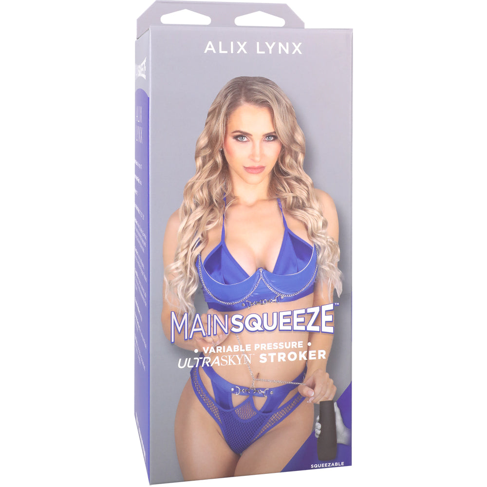 Main Squeeze Alix Lynx Ultraskyn Stroker Pussy Vanilla - Male Masturbator