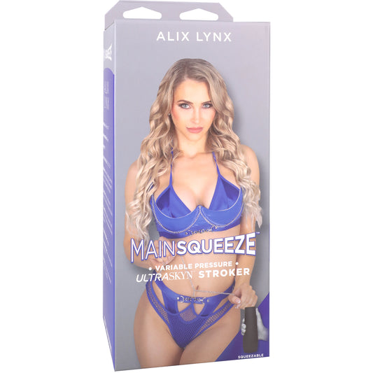Main Squeeze Alix Lynx Ultraskyn Stroker Pussy Vanilla - Male Masturbator