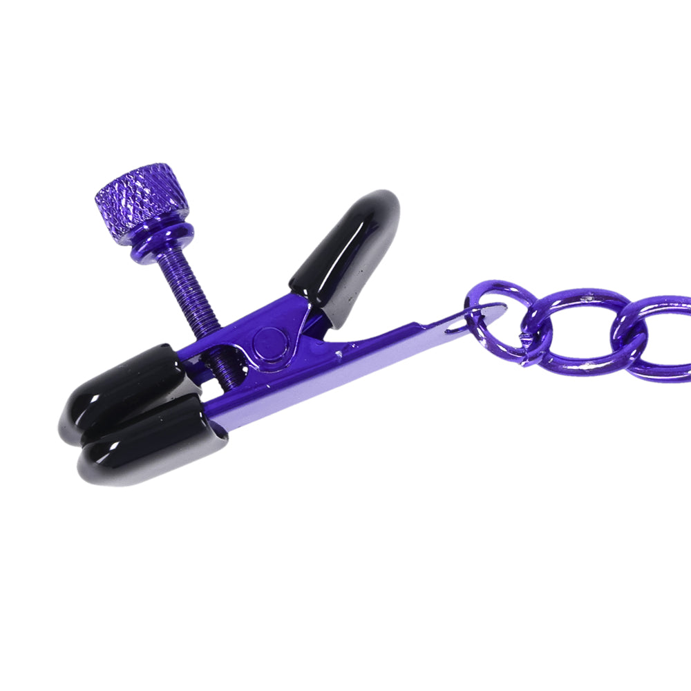 Merci Chained Up Nipple Clamps – BDSM Bondage Gear with Chain