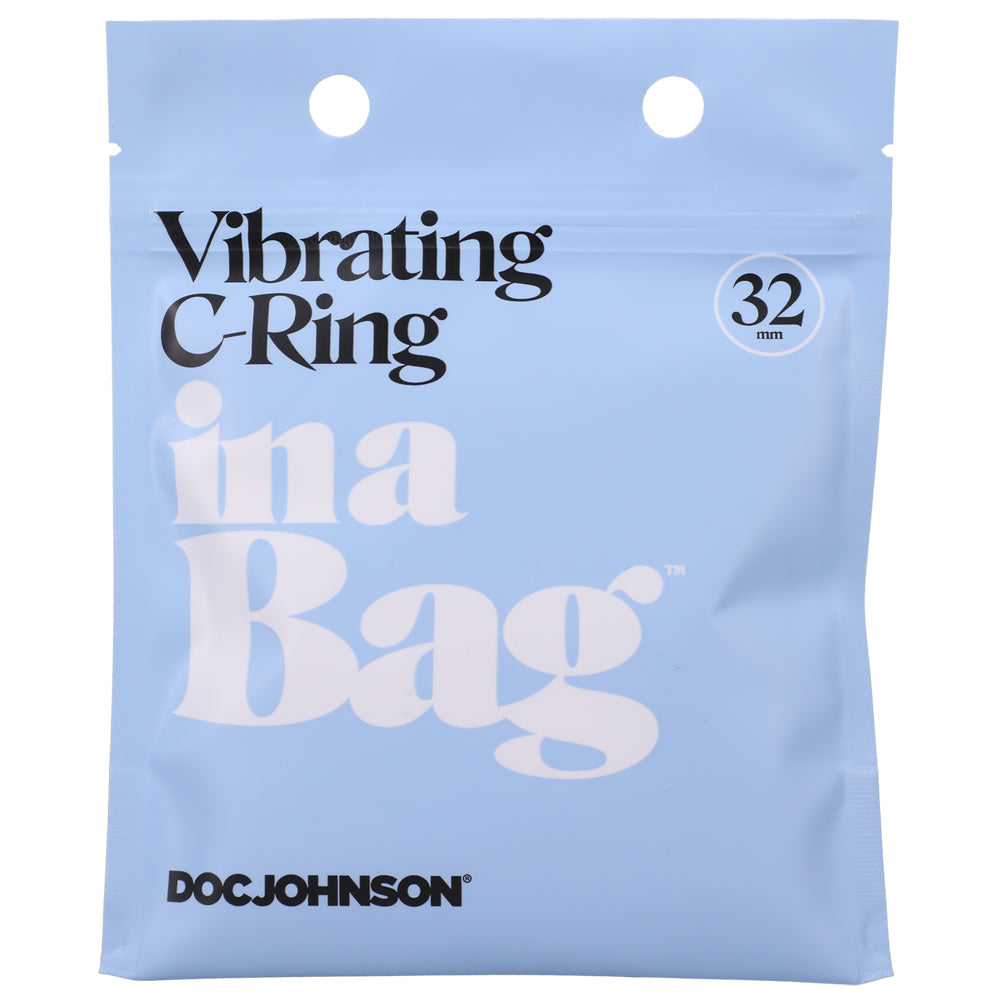 Vibrating C-Ring Black – Cock Ring with Vibration, In a Bag