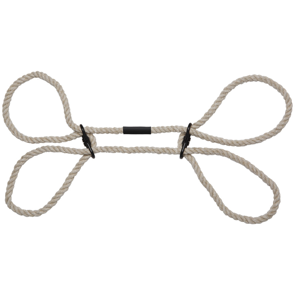Merci Restrain 6mm Hemp Wrist Or Ankle Cuffs Natural