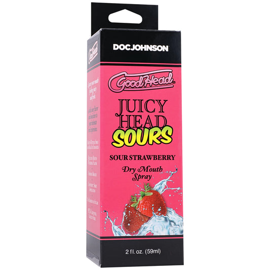 Goodhead Juicy Head Dry Mouth Spray - Sour Strawberry Flavor, 2 oz