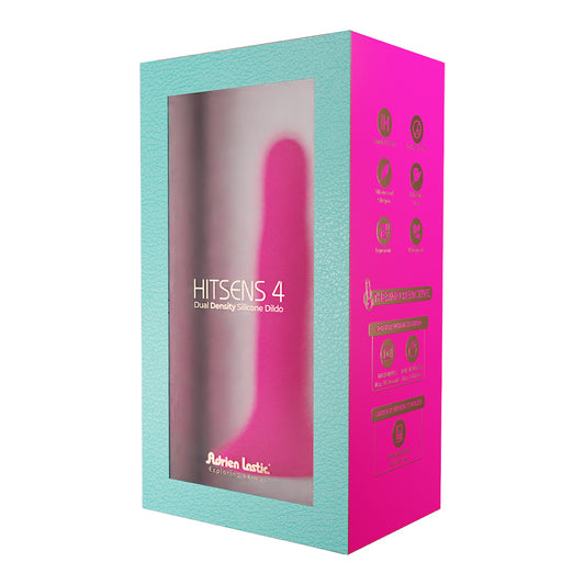 Adrien Lastic Hitsens 4 Dual Density Silicone Dildo Pink