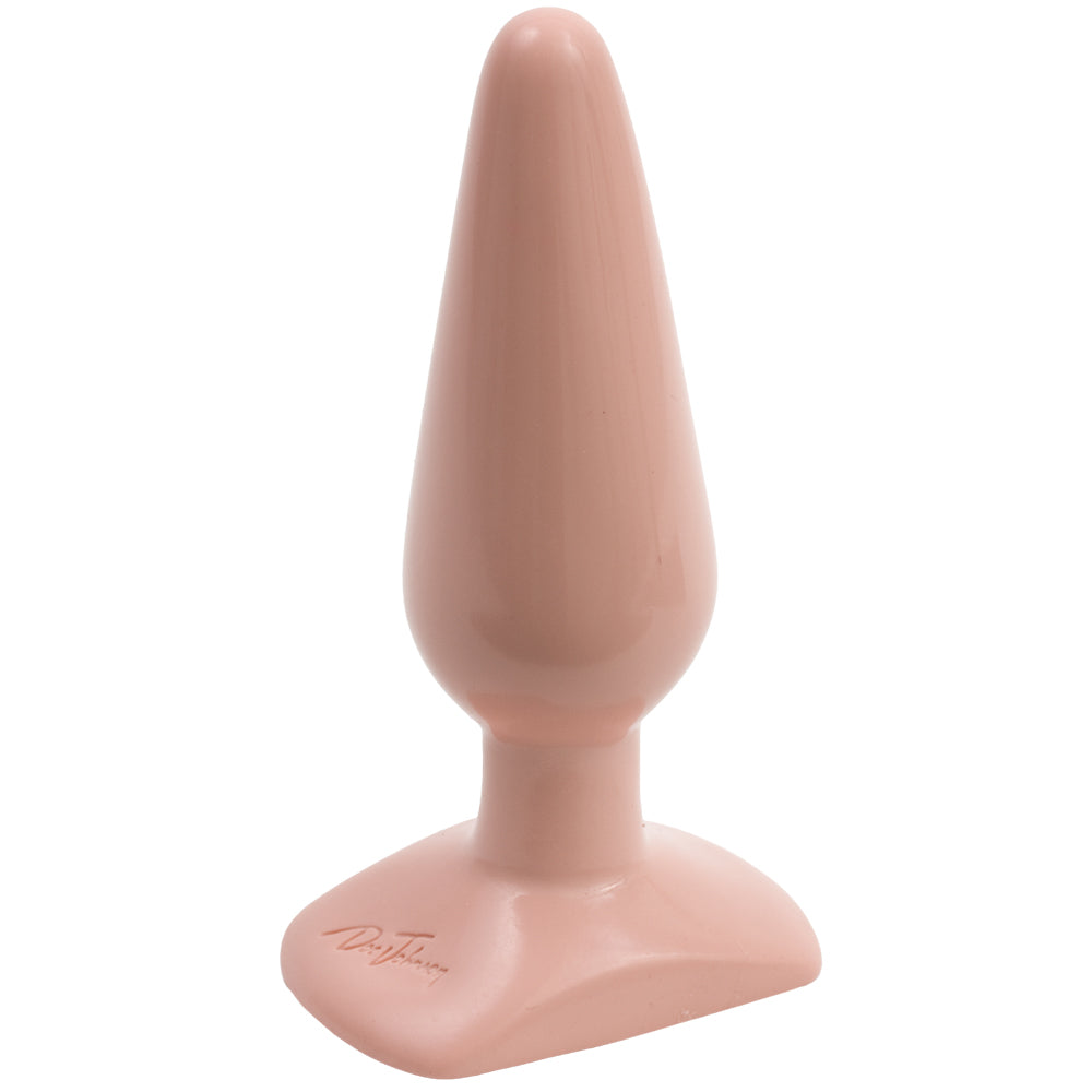 Classic Smooth Medium White Butt Plug - Anal Toy